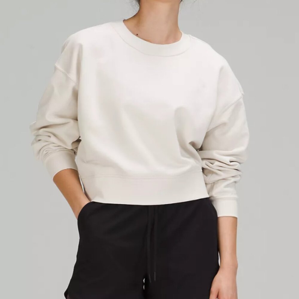 Lululemon Softstreme Perfectly Oversized Cropped Crew